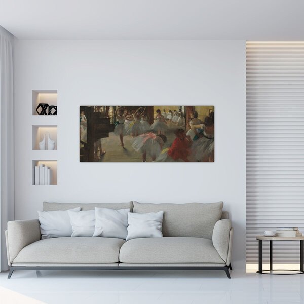 Slika - Edgar Degas, The Dance Class, reprodukcije (120x50 cm)