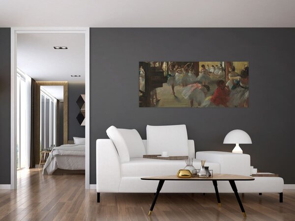 Slika - Edgar Degas, The Dance Class, reprodukcije (120x50 cm)