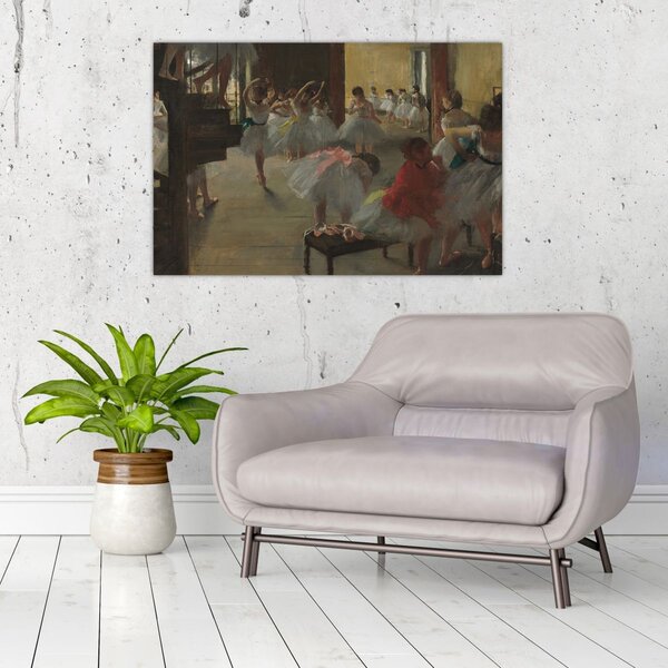 Slika - Edgar Degas, The Dance Class, reprodukcije (90x60 cm)