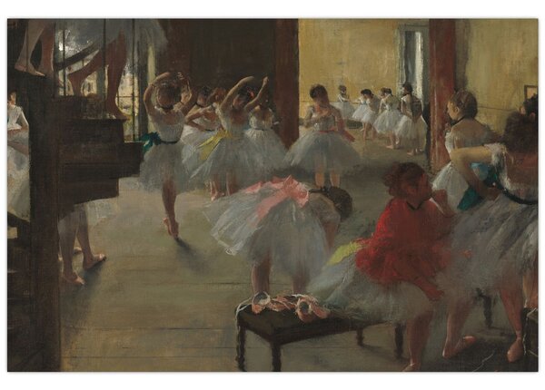 Slika - Edgar Degas, The Dance Class, reprodukcije (90x60 cm)