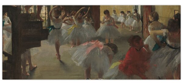 Slika - Edgar Degas, The Dance Class, reprodukcije (120x50 cm)