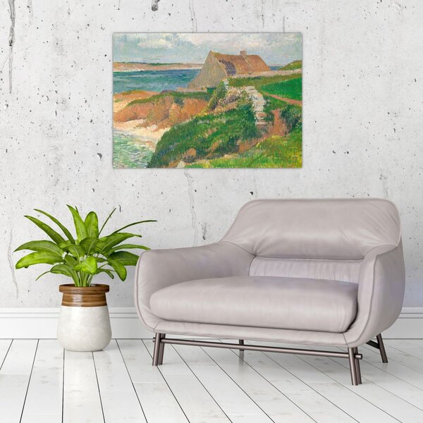 Slika - Henri Moret, The Island of Raguenez, Brittany, reprodukcije (70x50 cm)