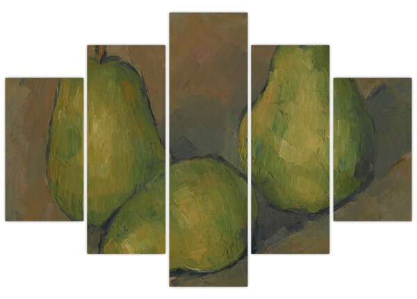 Slika - Paul Cézanne, Three Pears, reprodukcije (150x105 cm)