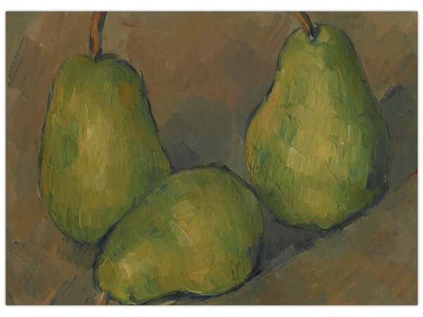 Slika - Paul Cézanne, Three Pears, reprodukcije (70x50 cm)