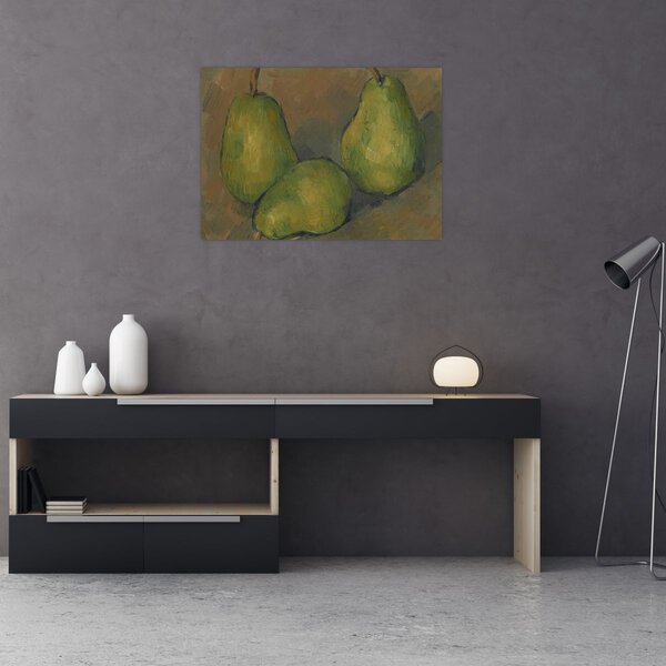 Slika - Paul Cézanne, Three Pears, reprodukcije (70x50 cm)