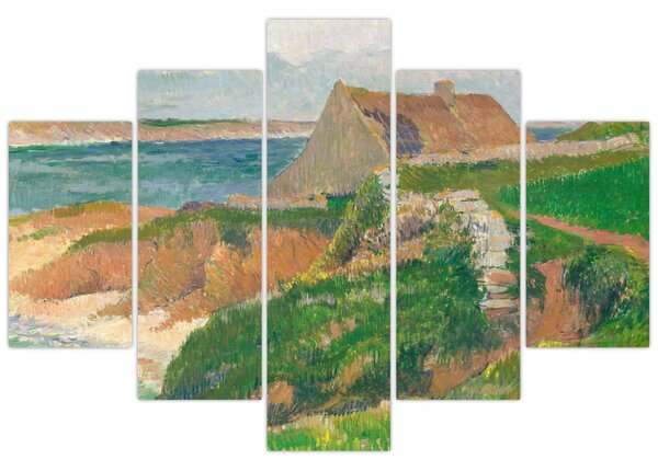 Slika - Henri Moret, The Island of Raguenez, Brittany, reprodukcije (150x105 cm)