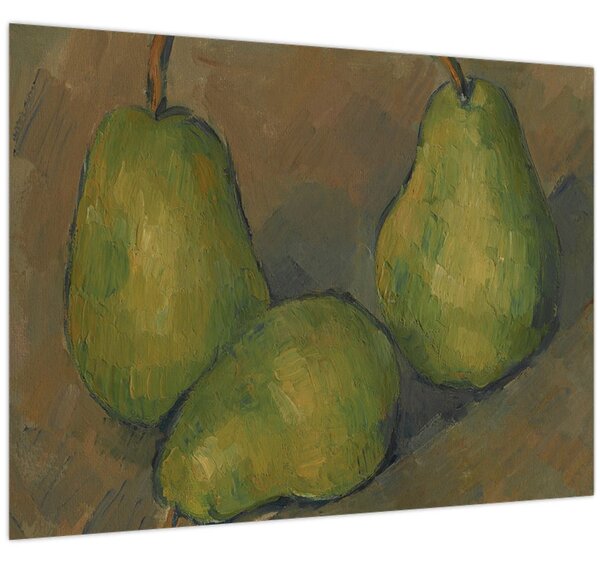 Slika - Paul Cézanne, Three Pears, reprodukcije (70x50 cm)