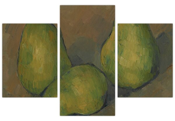 Slika - Paul Cézanne, Three Pears, reprodukcije (90x60 cm)