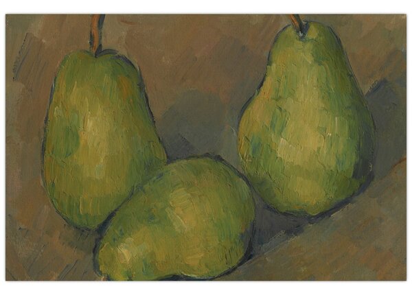 Slika - Paul Cézanne, Three Pears, reprodukcije (90x60 cm)