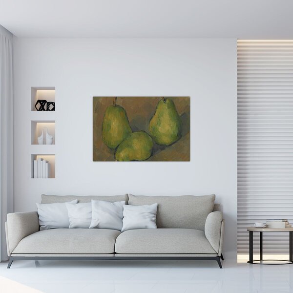 Slika - Paul Cézanne, Three Pears, reprodukcije (90x60 cm)
