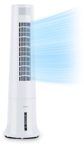 Klarstein Highrise, ventilator, rashlađivač zraka, ovlaživač zraka, spremnik za hlađenje, 40 W, 2,5 l