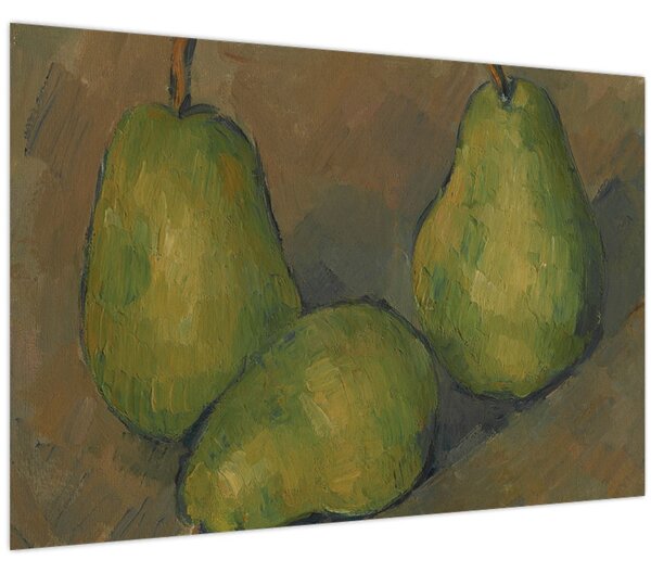 Slika - Paul Cézanne, Three Pears, reprodukcije (90x60 cm)