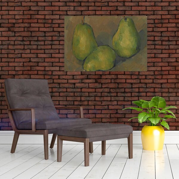 Slika - Paul Cézanne, Three Pears, reprodukcije (90x60 cm)