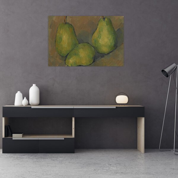 Slika - Paul Cézanne, Three Pears, reprodukcije (90x60 cm)