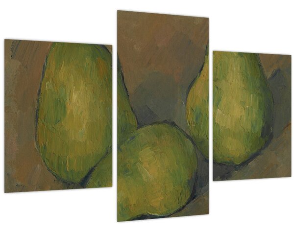 Slika - Paul Cézanne, Three Pears, reprodukcije (90x60 cm)