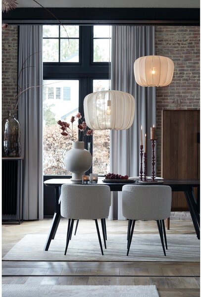 Bijela podstavljena blagovaonska stolica Elyna – Light & Living