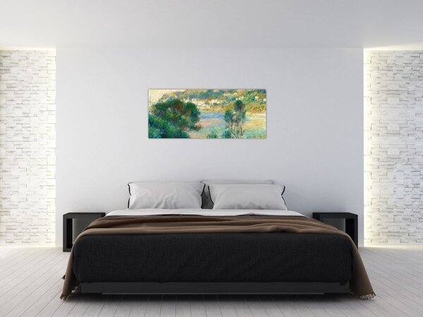 Slika - Auguste Renoir, View of Monte Carlo from Cap Martin, reprodukcije (120x50 cm)