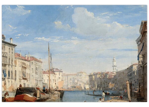 Slika - Richard Parkes Bonington, The Grand Canal, reprodukcije (90x60 cm)