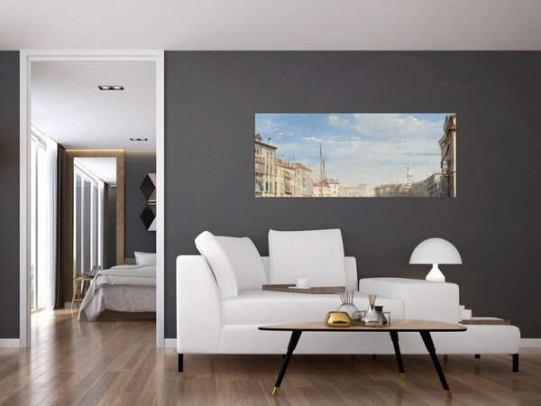 Slika - Richard Parkes Bonington, The Grand Canal, reprodukcije (120x50 cm)