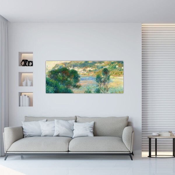 Slika - Auguste Renoir, View of Monte Carlo from Cap Martin, reprodukcije (120x50 cm)