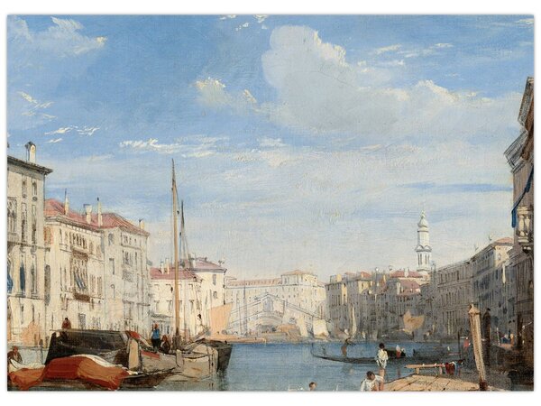 Slika - Richard Parkes Bonington, The Grand Canal, reprodukcije (70x50 cm)