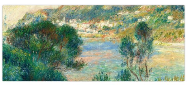 Slika - Auguste Renoir, View of Monte Carlo from Cap Martin, reprodukcije (120x50 cm)
