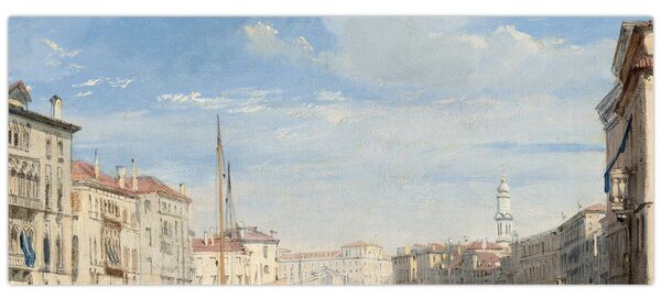 Slika - Richard Parkes Bonington, The Grand Canal, reprodukcije (120x50 cm)