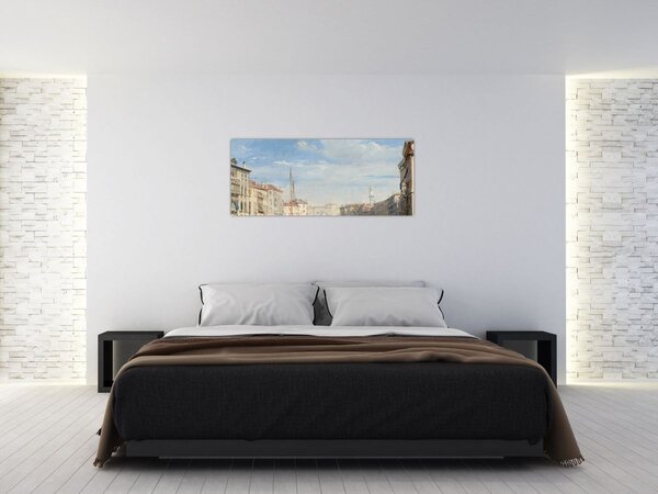 Slika - Richard Parkes Bonington, The Grand Canal, reprodukcije (120x50 cm)