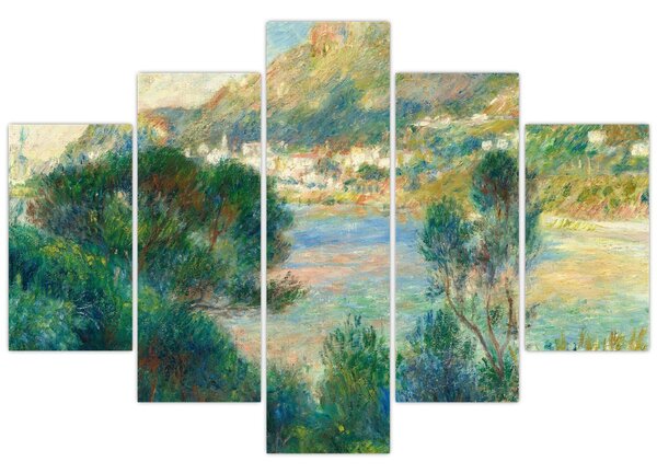 Slika - Auguste Renoir, View of Monte Carlo from Cap Martin, reprodukcije (150x105 cm)