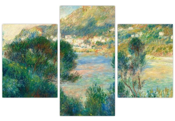 Slika - Auguste Renoir, View of Monte Carlo from Cap Martin, reprodukcije (90x60 cm)