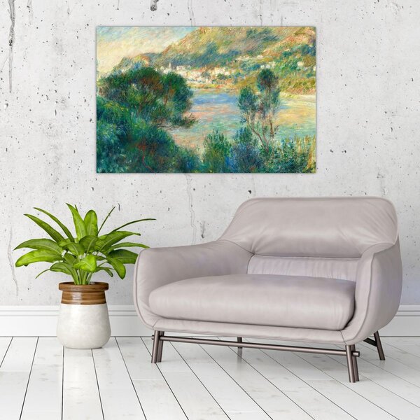 Slika - Auguste Renoir, View of Monte Carlo from Cap Martin, reprodukcije (90x60 cm)