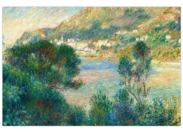 Slika - Auguste Renoir, View of Monte Carlo from Cap Martin, reprodukcije (90x60 cm)
