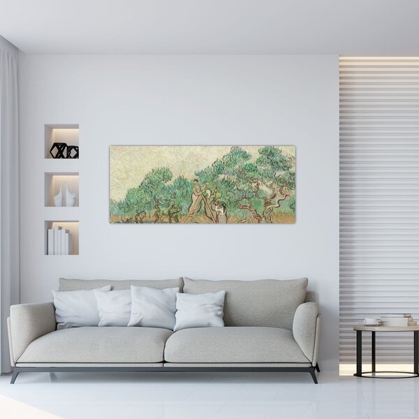 Slika - Vincent van Gogh, The Olive Orchard, reprodukcije (120x50 cm)