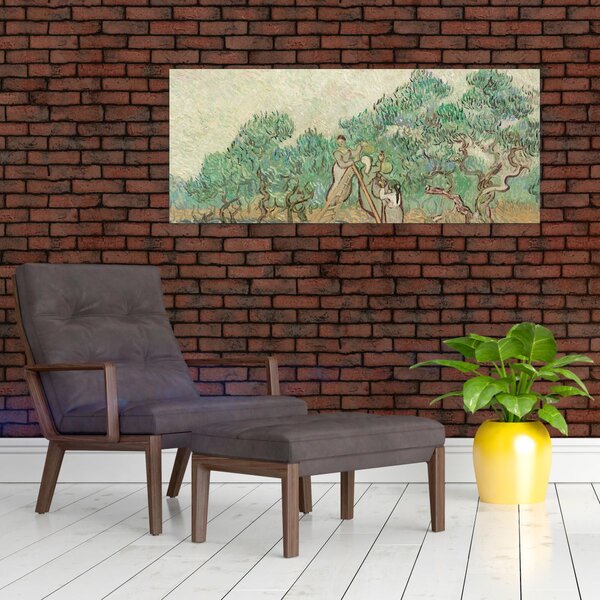 Slika - Vincent van Gogh, The Olive Orchard, reprodukcije (120x50 cm)