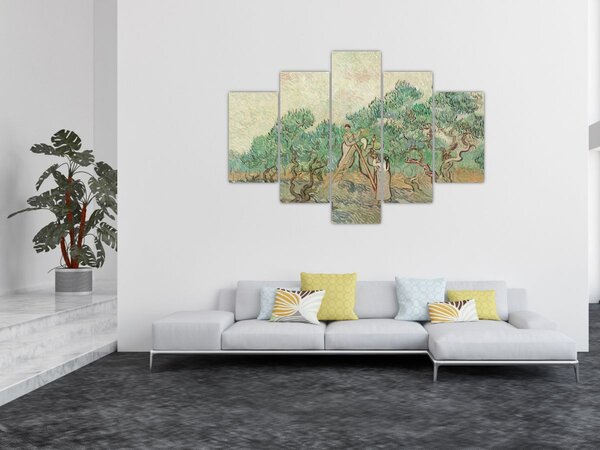Slika - Vincent van Gogh, The Olive Orchard, reprodukcije (150x105 cm)