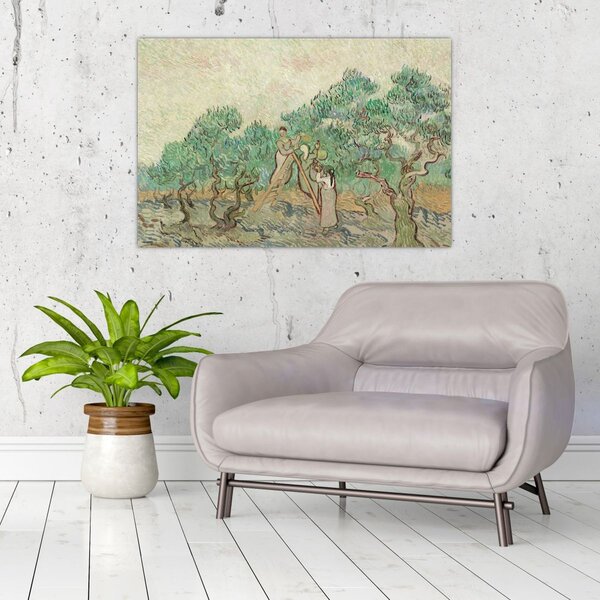 Slika - Vincent van Gogh, The Olive Orchard, reprodukcije (90x60 cm)
