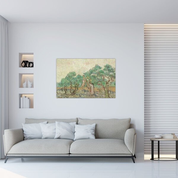Slika - Vincent van Gogh, The Olive Orchard, reprodukcije (90x60 cm)