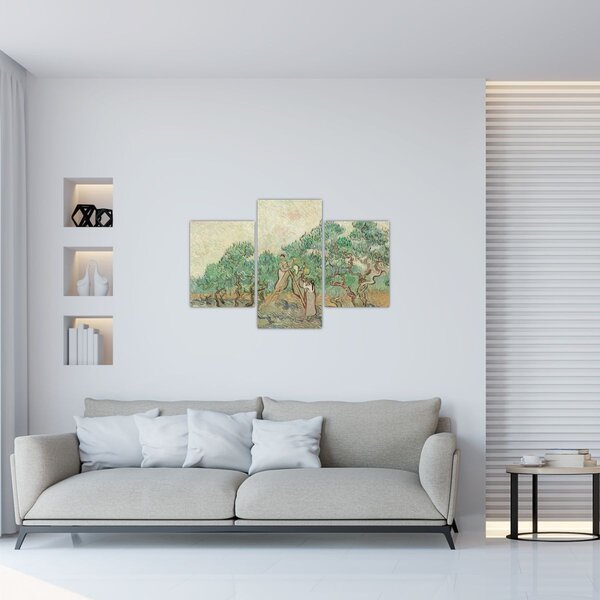 Slika - Vincent van Gogh, The Olive Orchard, reprodukcije (90x60 cm)