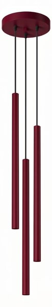 Visilica PASTELO 3P tamno crvena