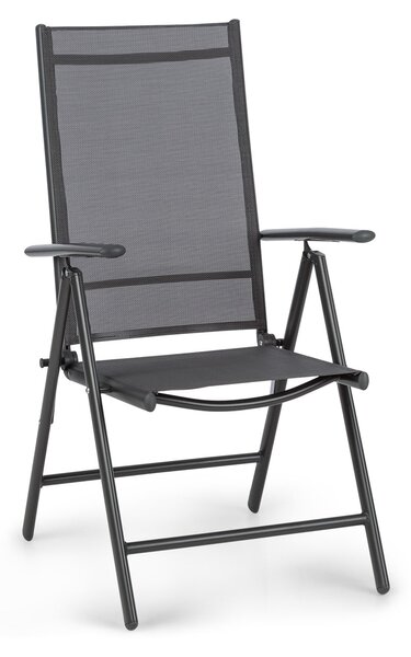 Blumfeldt London Lite, sklopiva stolica, 56,5 x 107 x 68 cm, ComfortMesh, aluminij
