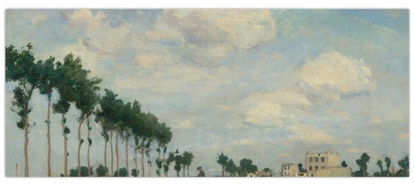 Slika - Johan Barthold Jongkind, The Towpath, reprodukcije (120x50 cm)
