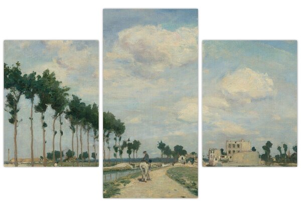 Slika - Johan Barthold Jongkind, The Towpath, reprodukcije (90x60 cm)