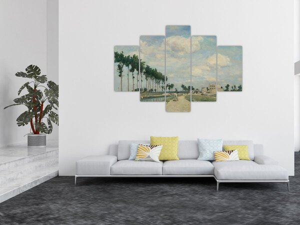 Slika - Johan Barthold Jongkind, The Towpath, reprodukcije (150x105 cm)