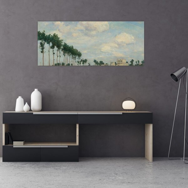 Slika - Johan Barthold Jongkind, The Towpath, reprodukcije (120x50 cm)