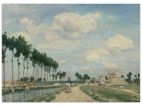 Slika - Johan Barthold Jongkind, The Towpath, reprodukcije (70x50 cm)