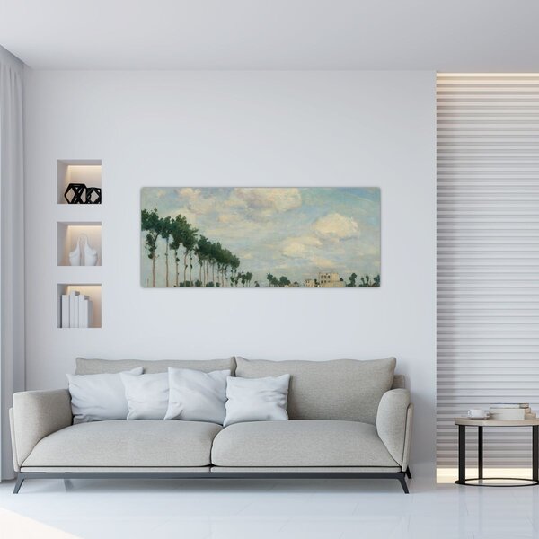 Slika - Johan Barthold Jongkind, The Towpath, reprodukcije (120x50 cm)