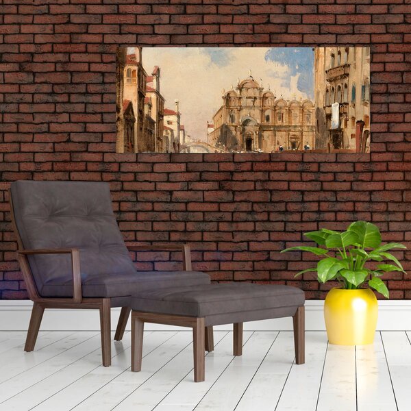 Slika - Jules-Romain Joyant, The Scuola di San Marco, Venice, reprodukcije (120x50 cm)