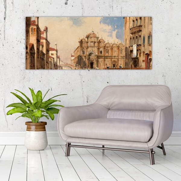 Slika - Jules-Romain Joyant, The Scuola di San Marco, Venice, reprodukcije (120x50 cm)