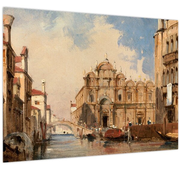 Slika - Jules-Romain Joyant, The Scuola di San Marco, Venice, reprodukcije (70x50 cm)