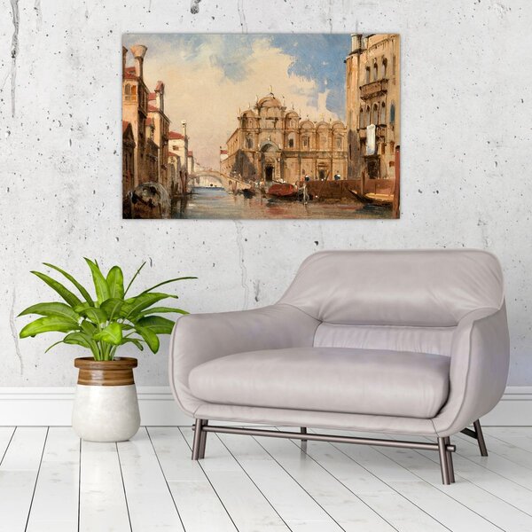 Slika - Jules-Romain Joyant, The Scuola di San Marco, Venice, reprodukcije (90x60 cm)